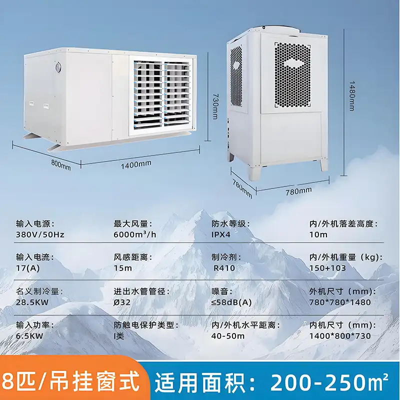 8匹吊挂窗式